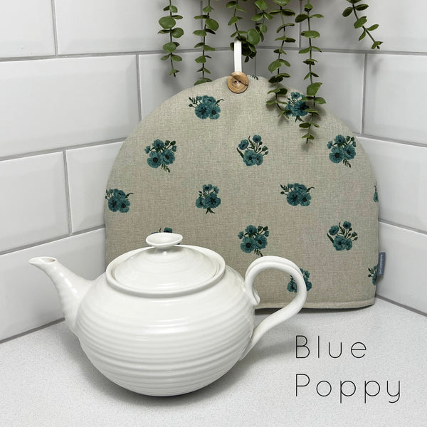 Sophie Allport tea cosy. Handmade in Labrador retriever, bees, robin, owl, pheasant chicken fabrics