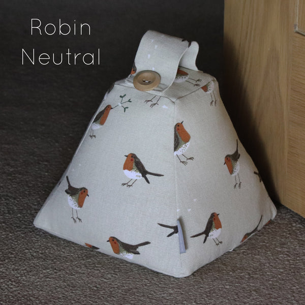 Sophie Allport fabric doorstop Handmade by Harris and Home. Animal print Dog Chicken  Hare fabric