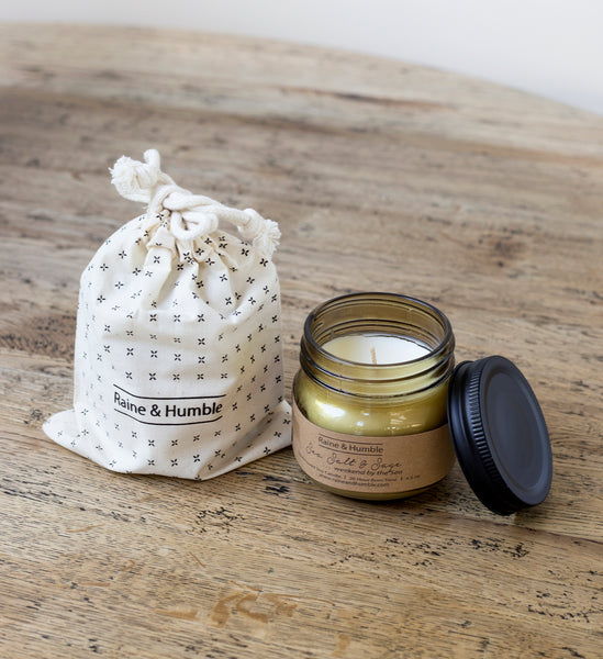 Soy wax jar candle - Sea Salt & Sage