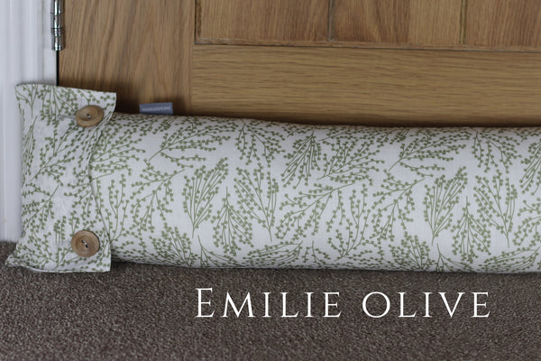 Draught Excluder Draft Excluder Vintage Country style Linen Floral prints