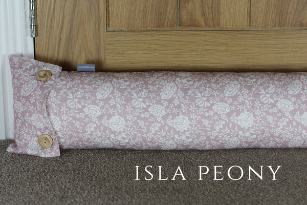 Draught Excluder Draft Excluder Vintage Country style Linen Floral prints