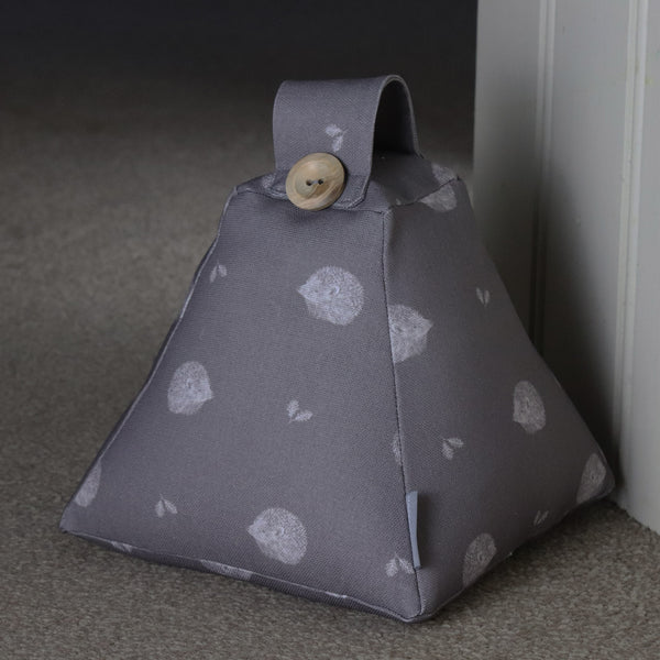 Hedgehog fabric Door stop designed by Harris & Home