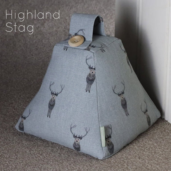 Sophie Allport fabric doorstop Handmade by Harris and Home. Animal print Dog Chicken  Hare fabric